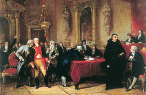 Firma del Acta de Indepedencia - 1883